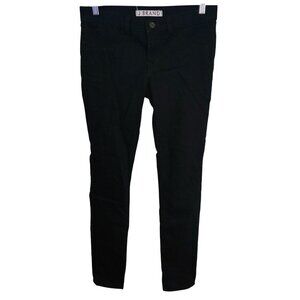J Brand Pitch Black Low Rise Stretch Jeans Emo Goth Grunge Size 28